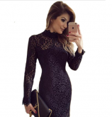 Vestido de Renda Preto